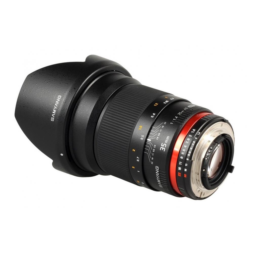 35mm f / 1.4 AS UMC, SLR, 12/10, Manuale, Canon SLR, Nero, 8,3 cm - Foto 2